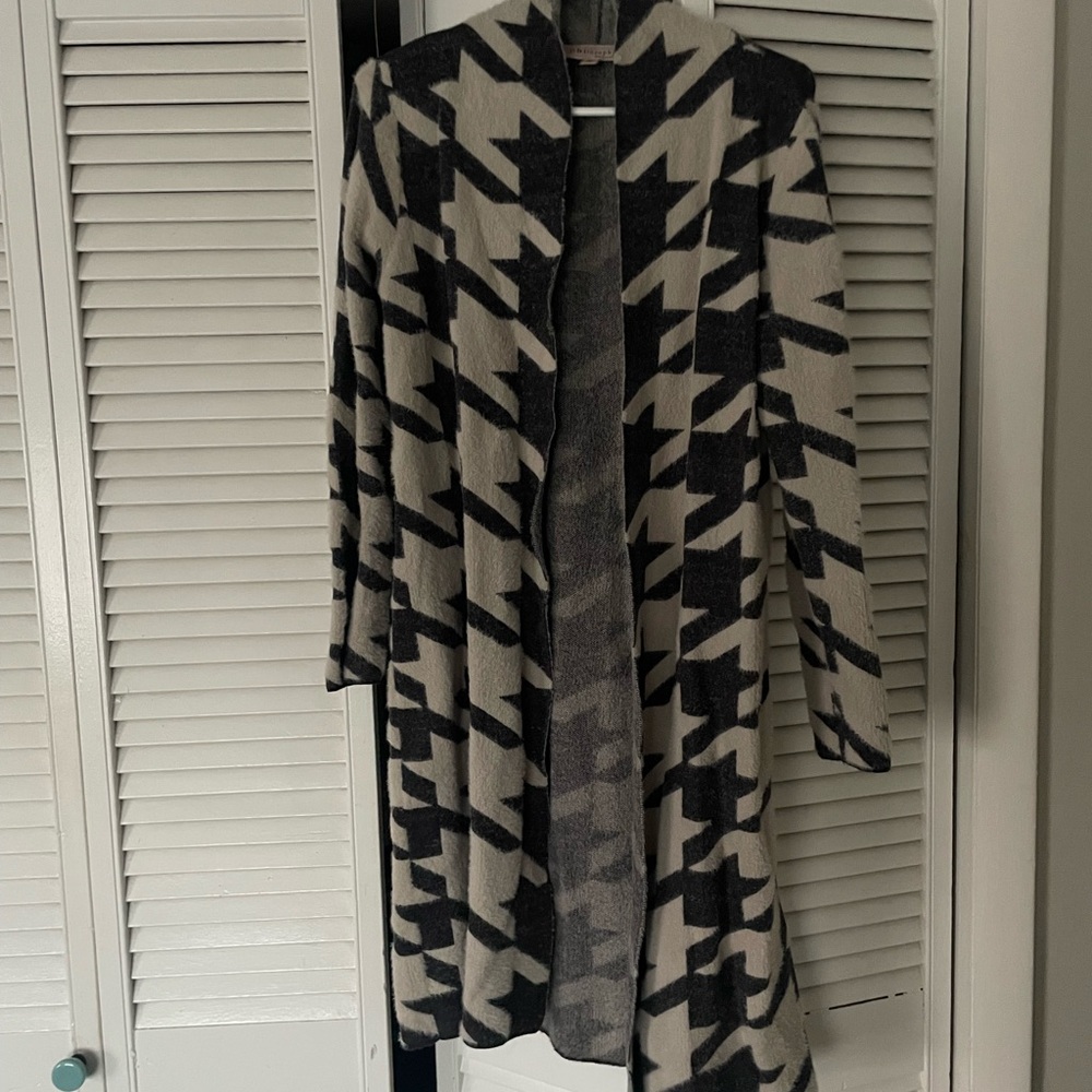 Philosophy Black and Cream Cardigan